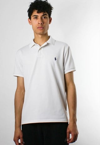 VINTAGE POLO RALPH LAUREN COLLARED SPORTS T SHIRT