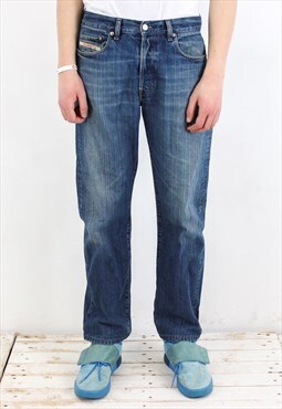 Fellow Vintage Mens W36 L32 Regular Fit Straight Jeans Pants