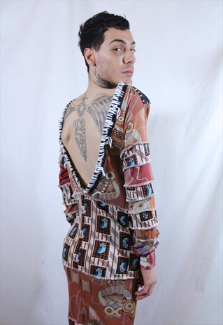 'OWL' PATCHWORK DRESS