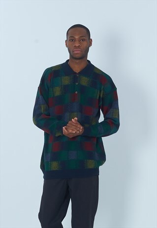 VINTAGE DHAGA KNITTED JUMPER