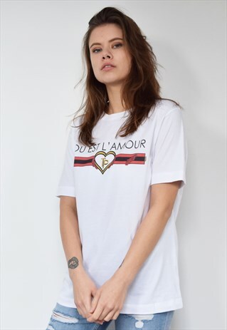 TSHIRT 'OU EST L'AMOUR'