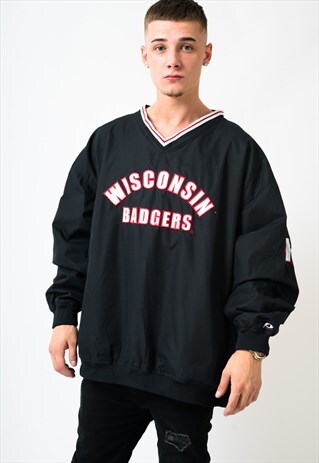 WISCONSIN BADGERS US TRAINING TOP WINDBREAKER