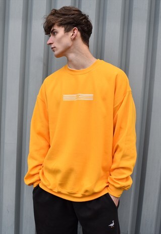 G&G UNISEX GOLD LINO SWEAT