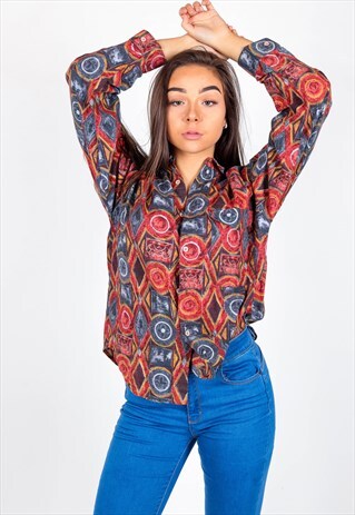 VINTAGE PATTERN SHIRT S1206