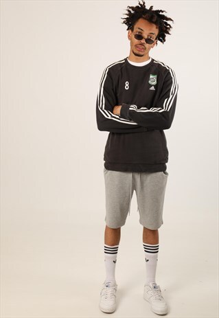 VINTAGE ADIDAS EMBROIDERED LOGO SWEATSHIRT