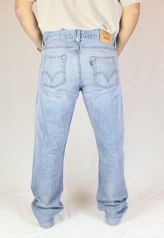 MENS VINTAGE LEVIS 506 JEANS W34 L32 STANDARD ZIP FLY 90'S