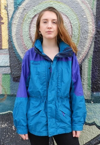 WOMEN'S 90S COLUMBIA SPORTSWEAR LIGHTWEIGHT COAT