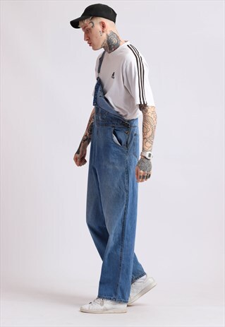 VINTAGE DENIM DUNGAREES