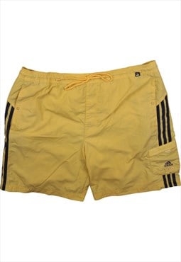 Adidas 90's Elasticated Waistband Drawstring Shorts Large Ye