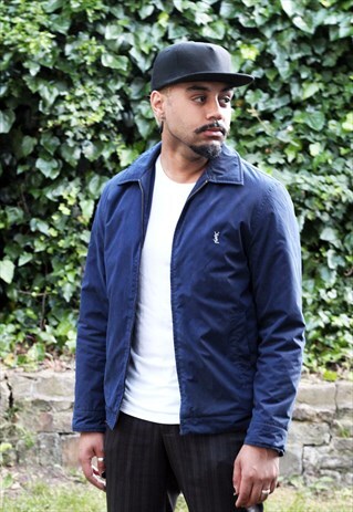 VINTAGE YVES SAINT LAURENT YSL LIGHT NAVY JACKET