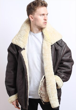 VINTAGE LEATHER AVIATOR JACKET