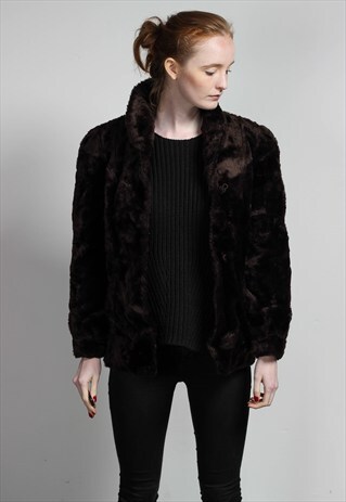 VINTAGE FAUX FUR JACKET