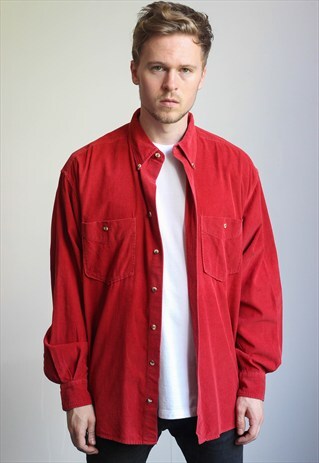 VINTAGE OVERSIZED CORDUROY SHIRT