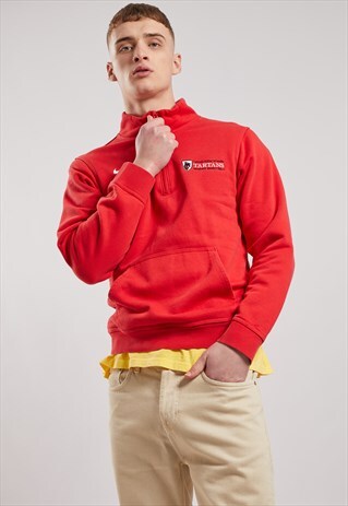 VINTAGE NIKE TARTANS 1/4 ZIP SWEATSHIRT