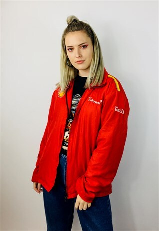 VINTAGE FERRARI WINDBREAKER SHELL JACKET