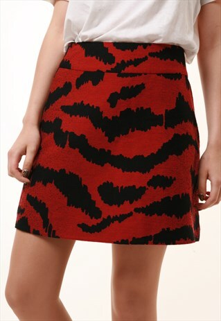 90S VINTAGE MOSCHINO CHEAP AND CHICK MINI WOOL SKIRT 835