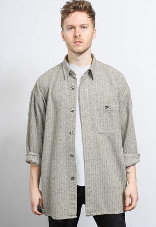 VINTAGE AZTEC PATTERNED SHIRT