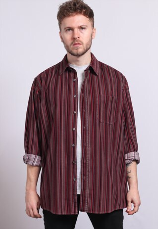 VINTAGE CORDUROY SHIRT STRIPED