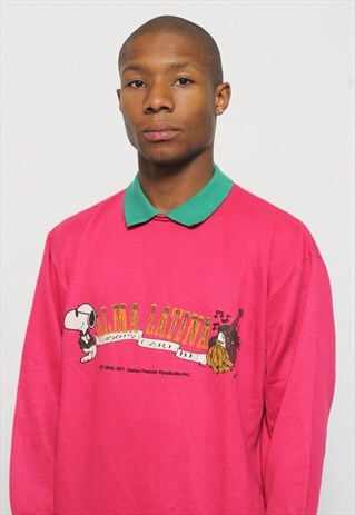 VINTAGE SNOOPY COLLAR SWEATSHIRT