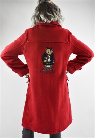 VINTAGE TOONIE WOONIE BEAR DUFFLE COAT