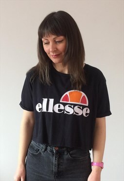 Vintage 90s Ellesse Cropped T-shirt