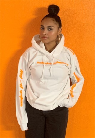 BAAD HOODIE (WHITE) BABYLON ADVISORY WATCH THE FALL (ORANGE)