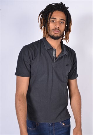 VINTAGE NIKE POLO SHIRT BLACK