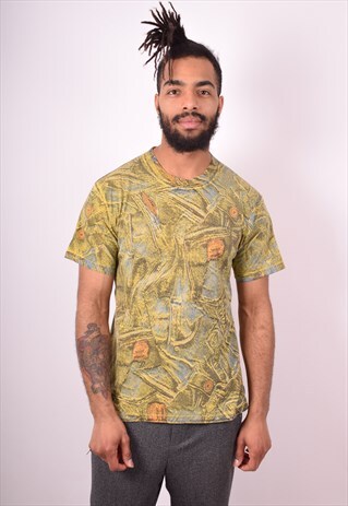 LEVI'S MENS VINTAGE T-SHIRT TOP SMALL MULTI 90S
