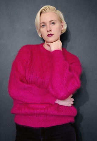 VINTAGE PINK KNIT JUMPER
