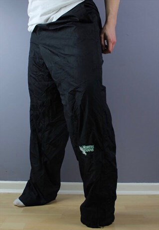 VINTAGE UNDER ARMOUR JOGGERD/TRACK PANTS IN BLACK TEXAS