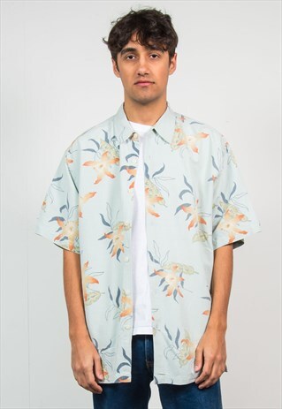 VINTAGE HAWAIIN SILK SHIRT