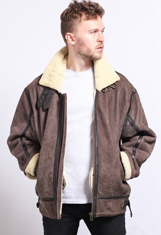 VINTAGE SUEDE AVIATOR JACKET