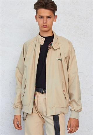 VINTAGE BEIGE THE FOX WINDBREAKER JACKET