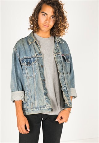 VINTAGE 80S LEVIS DENIM JACKET / R068