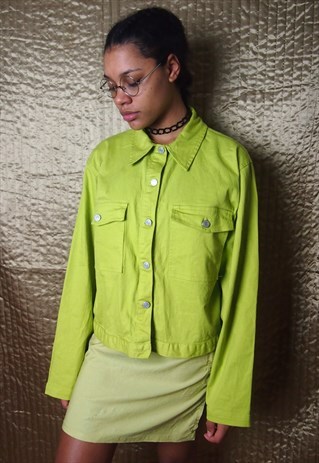 GREEN OVERSIZE SLOUCHY BLAZER JACKET