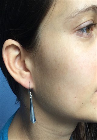 MINI SILVER FLUTE EARRINGS