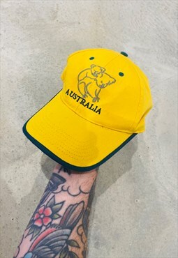 Vintage Australia Embroidered Hat Cap