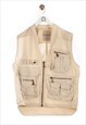Vintage camel  Waistcoat Camel Collection Embroidered Beige