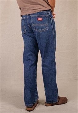 Vintage Dickies Jeans Men's Dark Blue