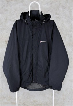 Berghaus Black Aquafoil Jacket Waterproof Men's Large