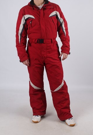 VINTAGE ETIREL FULL SKI SUIT SNOW SPORTS M 40" (AJCE)
