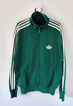 Vintage adidas firebird green tracksuit jacket medium 2005