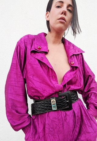 VINTAGE LONG SLEEVES JUMPSUIT