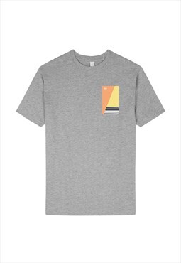 Oversized short sleeved t-shirt in grey