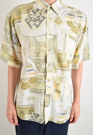 VINTAGE SHIRT FESTIVAL PRINT SIZE L (2277)