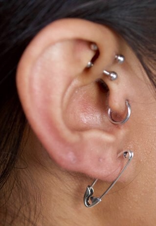 SAFETY PIN EARRINGS