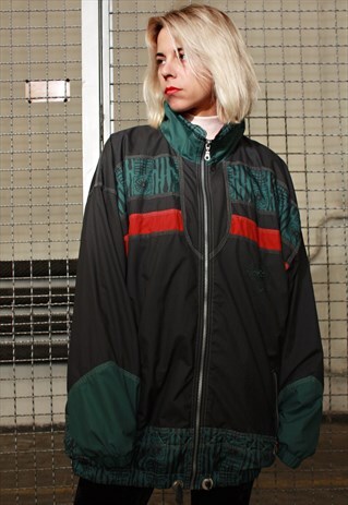 VINTAGE 90S COOL OLDSCHOOL CRASH GRAY UNISEX JACKET