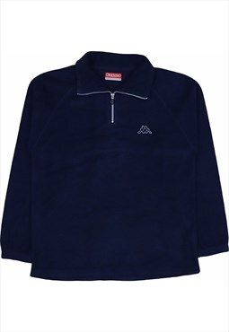 Vintage 90's Kappa Sweatshirt Quarter Zip Fleece