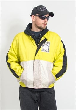 Puma 80's Vintage bomber jacket in yellow size L