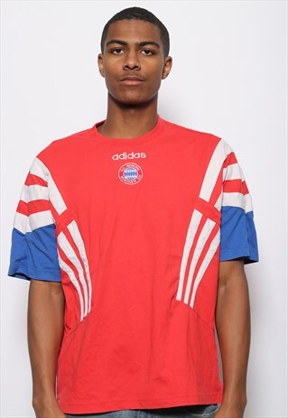 VINTAGE ADIDAS BAYERN MUNICH CENTRAL LOGO RED